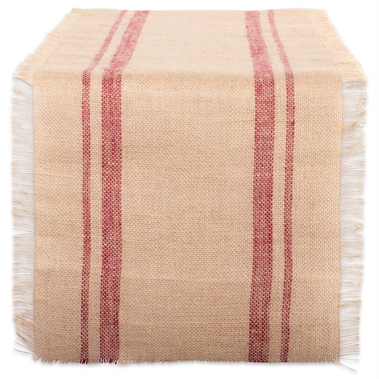 DII® 72" Double Border Burlap Table Runner